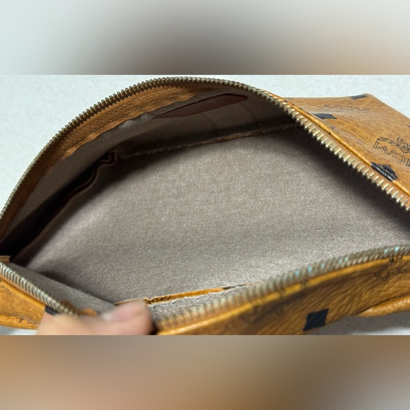 MCM Visetos Monogram Coated Canvas Belt Bag - Picture 7 of 11